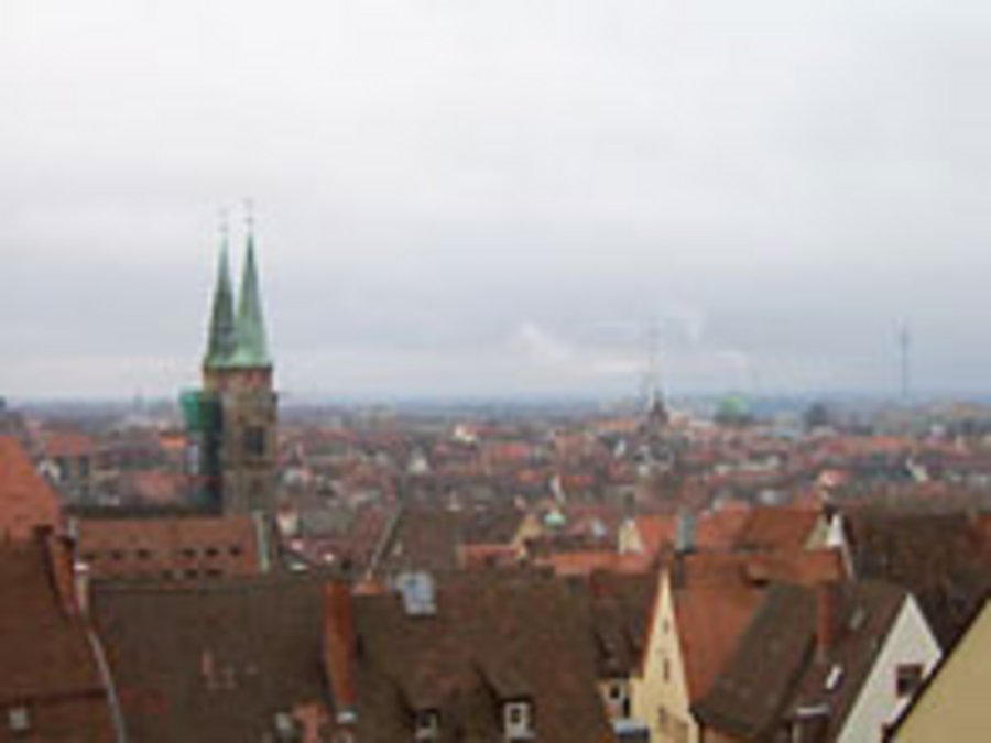 Blick auf Nürnberg