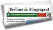 Berliner Morgenpost vom 15. Mai 2013