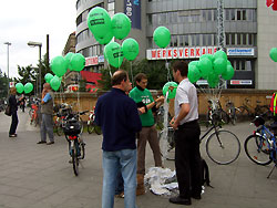 Fotos: Beim Ballon aufblasen